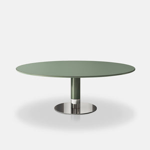 Cigarette Coffee Table High Gloss and Stainless Steel